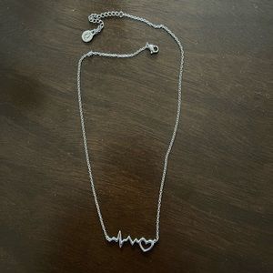 Never Worn Heart Beat Necklace